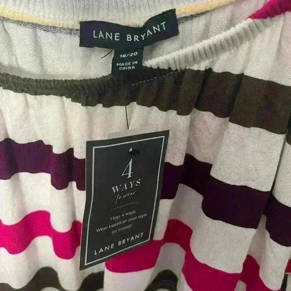 Lane Bryant striped top - Picture 3 of 3